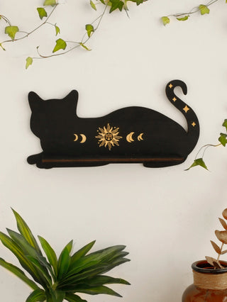 Wooden Cat Shelf