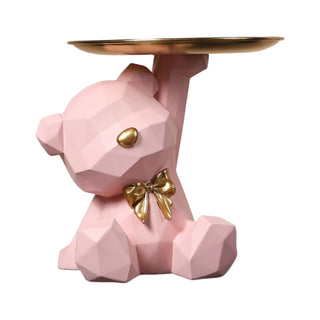 Geometric Bear Key Holder