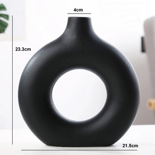 Hollow Ceramic Vase