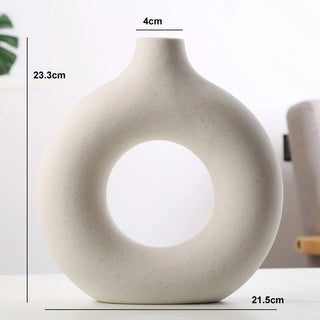 Hollow Ceramic Vase