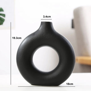 Hollow Ceramic Vase