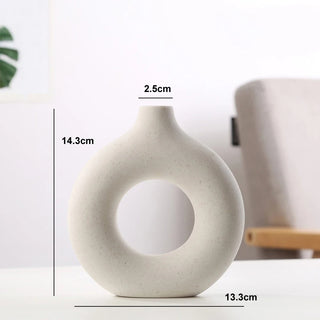 Hollow Ceramic Vase