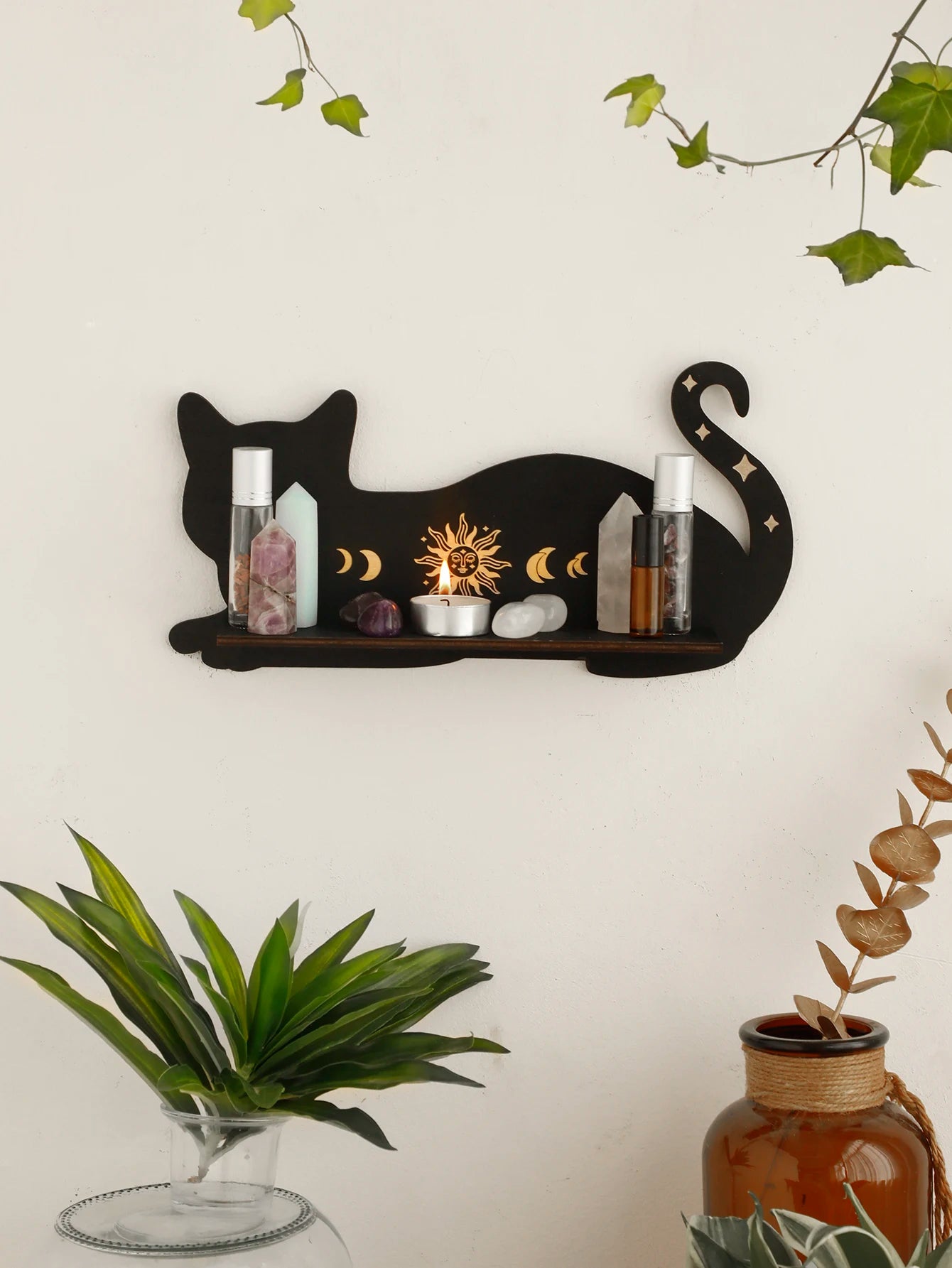Wooden Cat Shelf